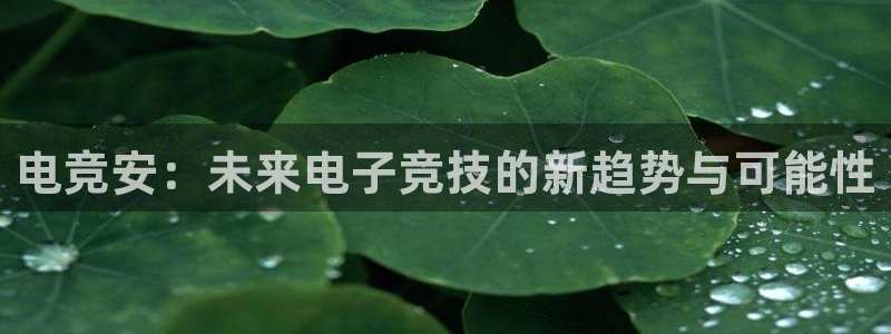 火狐电竞：电竞安：未来电子竞技的新趋势与可能性