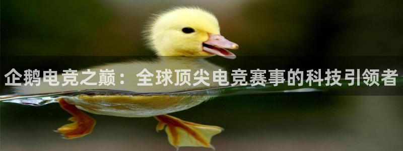 火狐电竞app官网：企鹅电竞之巅：全球顶尖电竞赛事的科技引领者